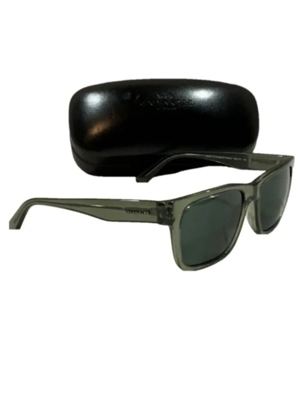 NEW COACH Green Sunglasses with Case